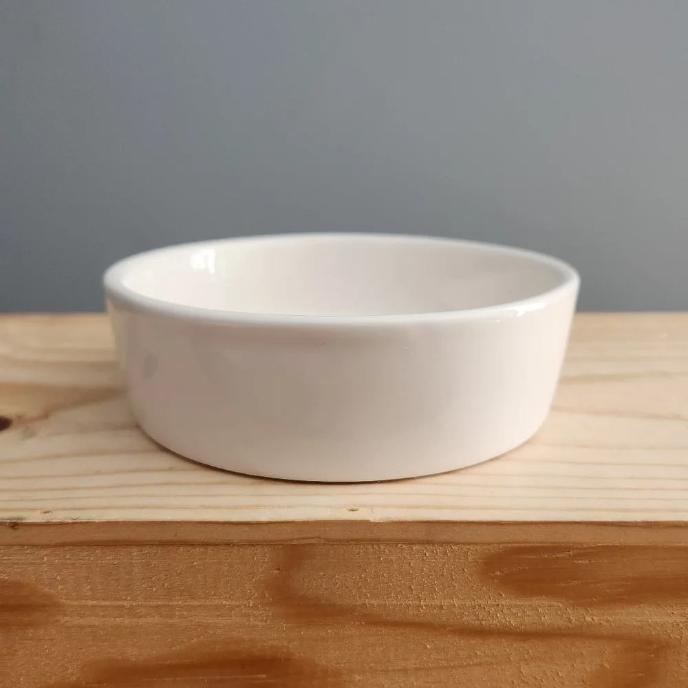 Rae Dunn Purrfect Cat Water or Food Ceramic Bowl